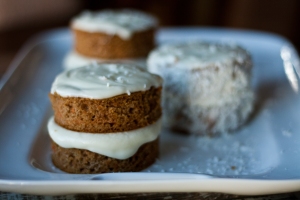 Carrot Cake with Goat Cheese Frosting